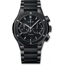 Réplique Hublot Classic Fusion Chronographe Bracelet Magique Noir 45mm 520.CM.1170.CM