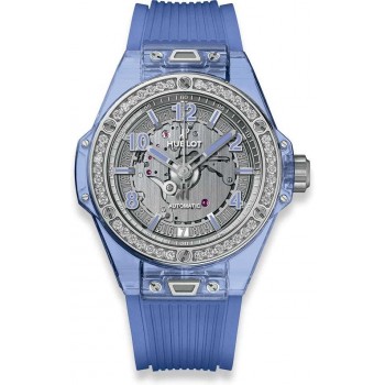 Réplique Hublot Big Bang One Click Saphir Bleu Diamants 39mm 465.JL.4802.RT.1204