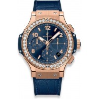 Réplique Hublot Big Bang Or Diamants Bleus 41mm 341.PX.7180.LR.1204