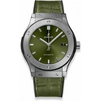 Réplique Hublot Classic Fusion Titane Vert 45mm 511.NX.8970.LR