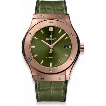 Réplique Hublot Classic Fusion King Or Vert 45mm 511.OX.8980.LR