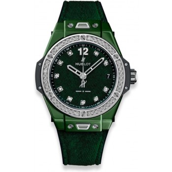 Réplique Hublot Big Bang One Click Italia Independent Velours Vert Foncé 465.GX.277G.NR.1204.ITI18