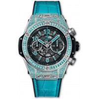 Réplique Hublot Big Bang Unico Or Blanc Paraiba 411.WX.1179.LR.0919