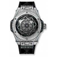 Réplique Hublot Big Bang One Click a chanté des diamants en acier bleu 465.SS.1117.VR.1204.MXM17