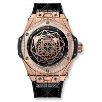 Réplique Hublot Big Bang Sang Bleu Roi Or Diamants 465.OS.1118.VR.1204.MXM17