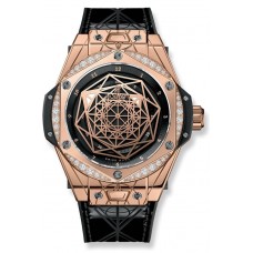 Réplique Hublot Big Bang Sang Bleu Roi Or Diamants 465.OS.1118.VR.1204.MXM17