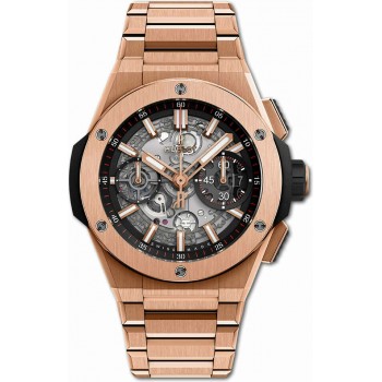 Réplique Hublot Big Bang Rose 'King' Bracelet Intégral Or 42mm 451.OX.1180.OX