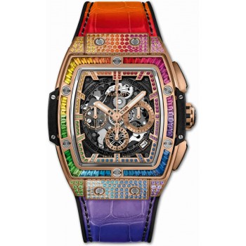 Réplique Hublot Spirit of Big Bang King Or Arc-en-ciel 641.OX.0110.LR.0999