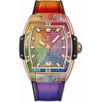 Réplique Hublot Spirit of Big Bang King Or Arc-en-ciel 665.OX.9910.LR.0999