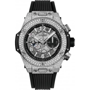 Réplique Hublot Big Bang Unico Pavé Titane 44mm 421.NX.1170.RX.1704