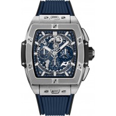 Réplique Hublot Spirit of Big Bang Titane Bleu 42mm 642.NX.7170.RX