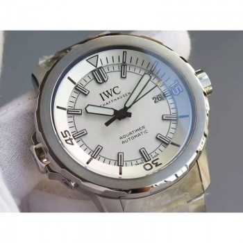 Réplique IWC Aquatimer IW329004 Cadran Blanc En Acier Inoxydable