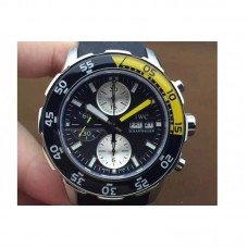 Réplique IWC Aquatimer IW3767-02 cadran noir en acier inoxydable