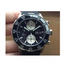 Réplique IWC Aquatimer IW3767 cadran noir en acier inoxydable