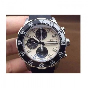 Réplique IWC Aquatimer IW3767 Cadran Blanc En Acier Inoxydable