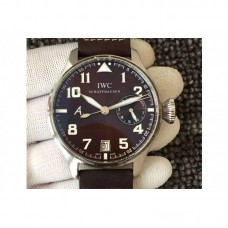 Réplique IWC Grand Pilote Antoine De Saint Exupery Cadran Brun En Acier Inoxydable IW500422