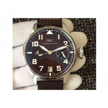 Réplique IWC Grand Pilote Antoine De Saint Exupery Cadran Brun En Acier Inoxydable IW500422