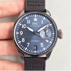 Réplique IWC Big Pilot Edition Boutique Rodeo Drive IW502003 en acier inoxydable avec cadran bleu