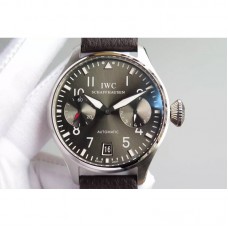 Réplique IWC Big Pilot IW500910 Cadran Gris en acier inoxydable avec réserve de marche