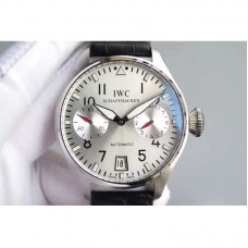 Réplique IWC Big Pilot IW500910 Cadran Blanc en acier inoxydable avec réserve de marche