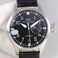 Réplique IWC Big Pilot IW500912 2017 en acier inoxydable cadran rouge