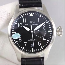 Réplique IWC Big Pilot IW500912 2017 en acier inoxydable cadran rouge