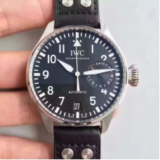 Réplique IWC Big Pilot IW500912 cadran noir en acier inoxydable