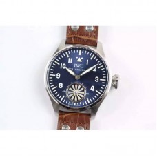 Réplique IWC Big Pilot Markus Buhler IW5003 en acier inoxydable cadran bleu