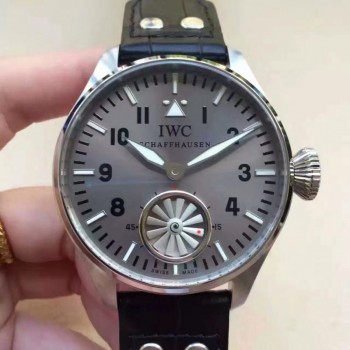 Réplique IWC Big Pilot Markus Buhler IW5003 en acier inoxydable cadran gris