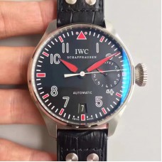 Réplique IWC Grand Pilote Muhammad Ali IW500433 2017 En Acier Inoxydable Cadran Rouge Noir