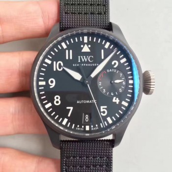 Réplique IWC Big Pilot Top Gun IW501901 Cadran Noir En Céramique