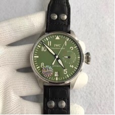 Réplique IWC Big Pilot Zeeg Cerlati IW500407 Cadran Vert En Acier Inoxydable