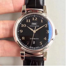 Réplique IWC Da Vinci Automatique IW356601 TW Cadran Noir En Acier Inoxydable