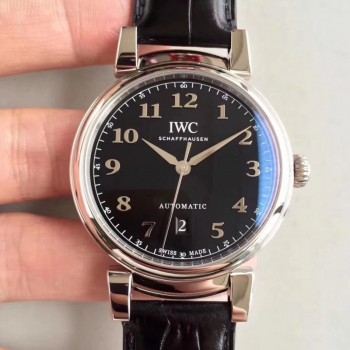 Réplique IWC Da Vinci Automatique IW356601 TW Cadran Noir En Acier Inoxydable