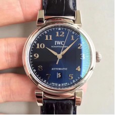 Réplique IWC Da Vinci Automatique IW356601 TW Cadran Bleu En Acier Inoxydable