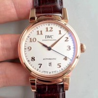 Réplique IWC Da Vinci Automatique IW356601 TW Rose Cadran Blanc