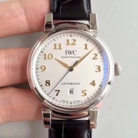 Réplique IWC Da Vinci Automatique IW356601 TW Cadran Blanc En Acier Inoxydable