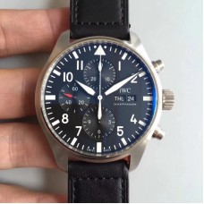 Réplique Pilote IWC Chronographe Edition Le Petit Prince IW377714 Cadran Noir