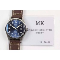 Réplique IWC Pilot Marque XVIII Le Petit Prince IW327004 Cadran Bleu En Acier Inoxydable