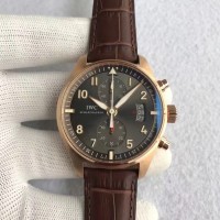 Réplique IWC Pilot Spitfire Chronographe IW387803 Cadran Anthracite Or Rose