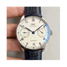 Réplique IWC Portugieser IW500705 Cadran Blanc En Acier Inoxydable