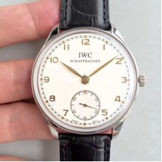 Réplique IWC Portugieser IW510203 Cadran Blanc En Acier Inoxydable