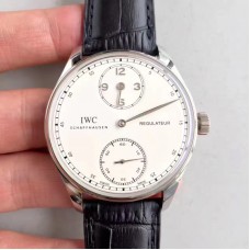 Réplique IWC Portugieser Regulateur IW544401 Cadran Blanc En Acier Inoxydable