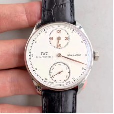 Réplique IWC Portugieser Regulateur IW544401 Cadran En Acier Or Blanc