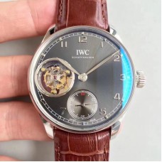 Réplique IWC Portugieser Tourbillon IW546301 Cadran Anthracite En Acier Inoxydable