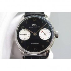 Réplique IWC Portuguese IW5001 en acier inoxydable avec cadran blanc