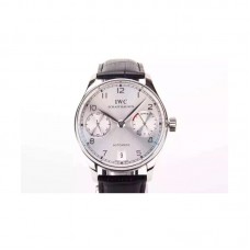 Réplique IWC Portuguese IW5007 Réserve Blanc En Acier Inoxydable Cadran Blanc