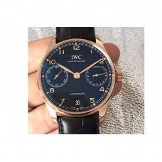 Réplique IWC Portuguese IW500701 Cadran Noir Or