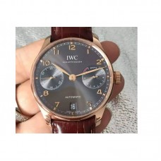 Réplique IWC Portuguese IW500702 Cadran Gris Or Rose