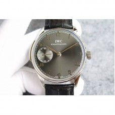 Réplique IWC Portuguese minute IW5242 cadran anthracite en acier inoxydable